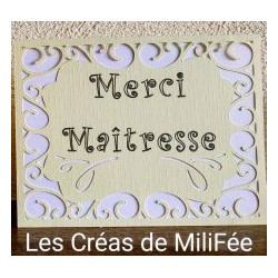 Carte Merci Maîtresse