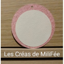 Mini-carte simple Fleur de vie